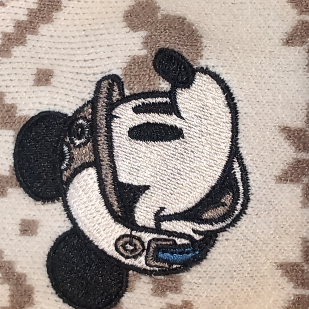 Disney Boxlunch Mickey Ski Hooded With Ears Knit One Piece Size 9months - Picture 3 of 14